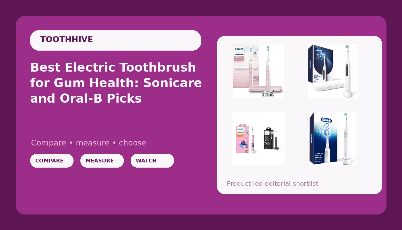 Best Electric Toothbrush for Gum Health: Sonicare and Oral-B Picks